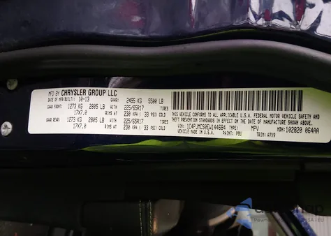 2014 Jeep Cherokee Latitude из США, поврежденный, VIN 1C4PJMCS0EW144684